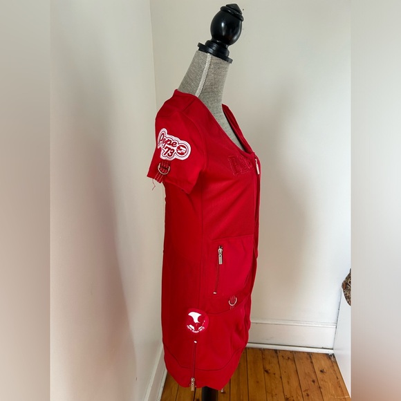 Vintage Pepe Jeans UK 1973 Mini Dress Y2K Medium - Picture 5 of 12